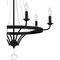 Quoizel Adelaide 6-Light Matte Black Chandelier ADL5026MBK - alternate 2